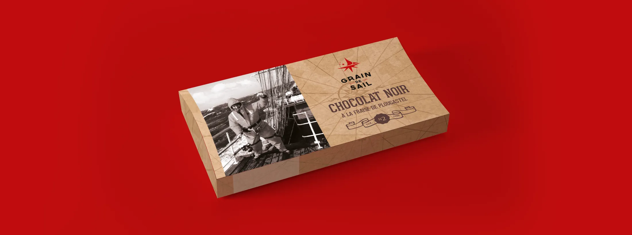 logo grain de sail packaging phone identite visuelle osb communication