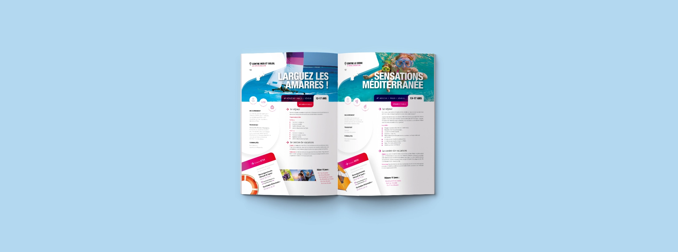 design phone graphique pep 34 plaquette brochure identite visuelle osb communication