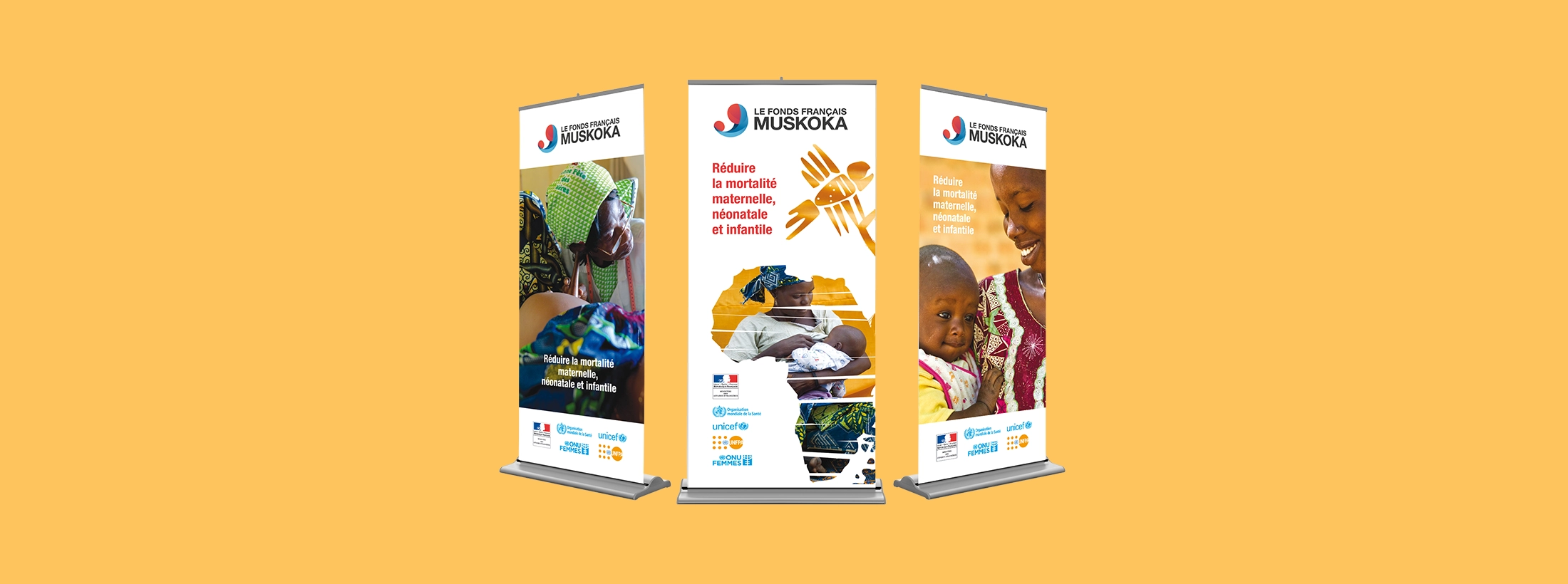 design phone visuel Unicef muskoka plaquette brochure identite visuelle osb communication